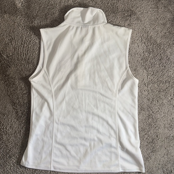 Ohio State University XL women’s sleeveless polo shirt white football buckeyes - Picture 7 of 8